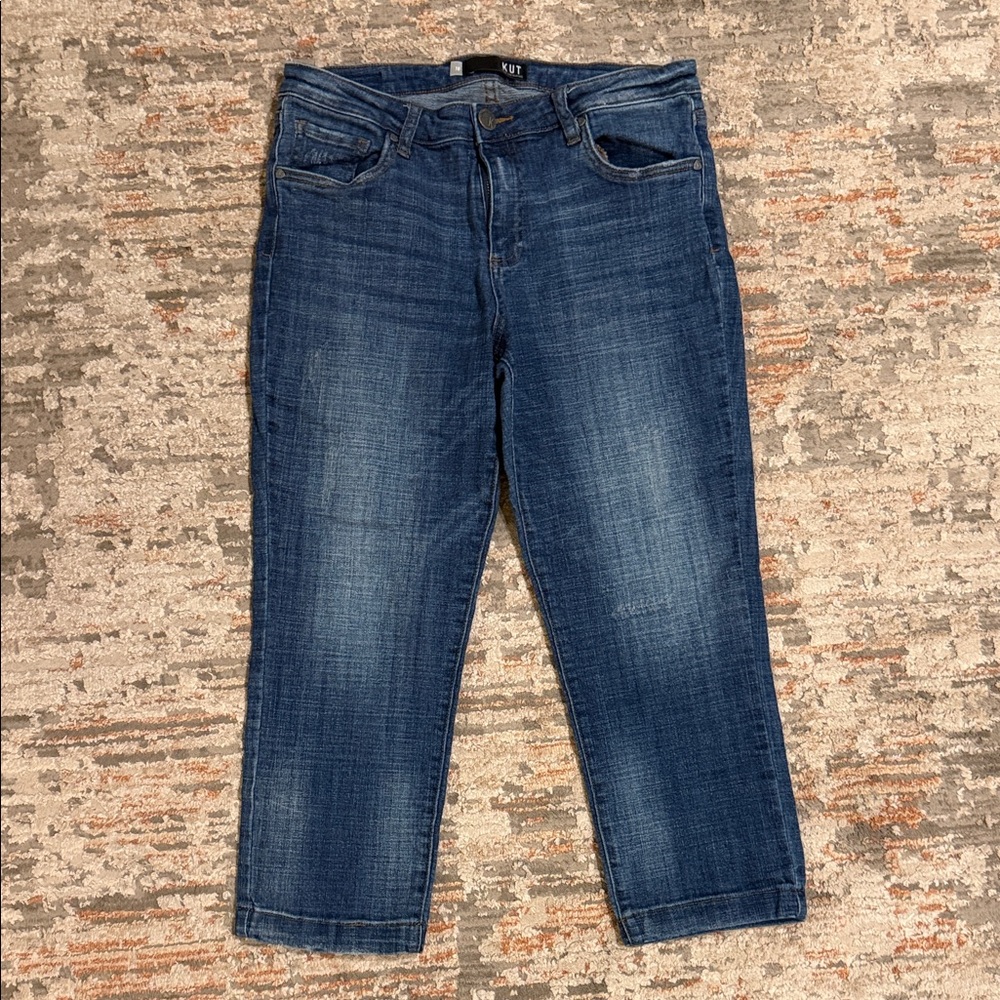 Kut from the Kloth women’s Lauren crop straight leg capris